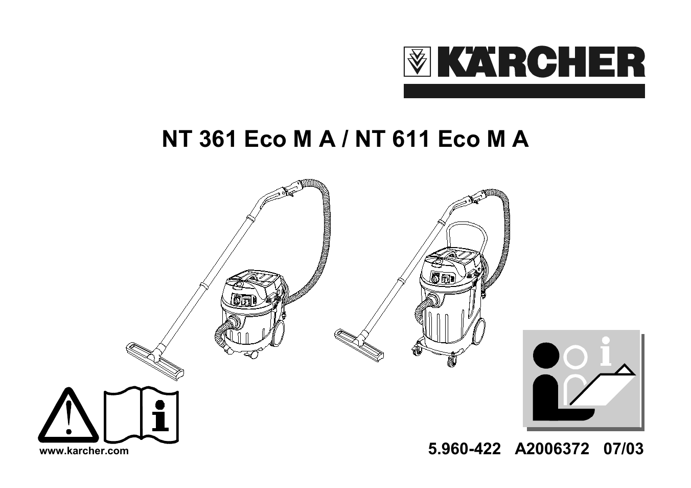 Karcher NT 611 ECO M A User Manual | 22 pages