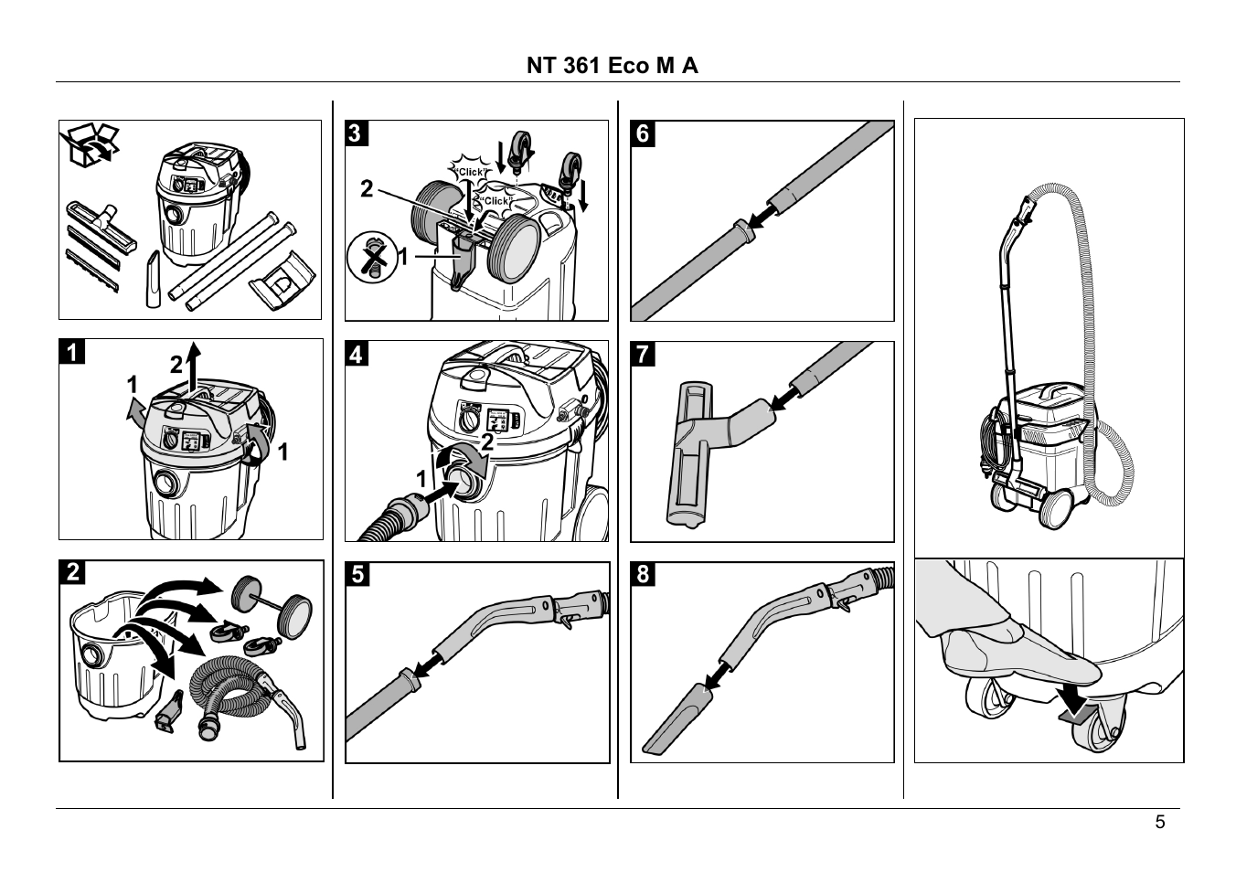 Karcher NT 611 ECO M A User Manual | Page 5 / 22