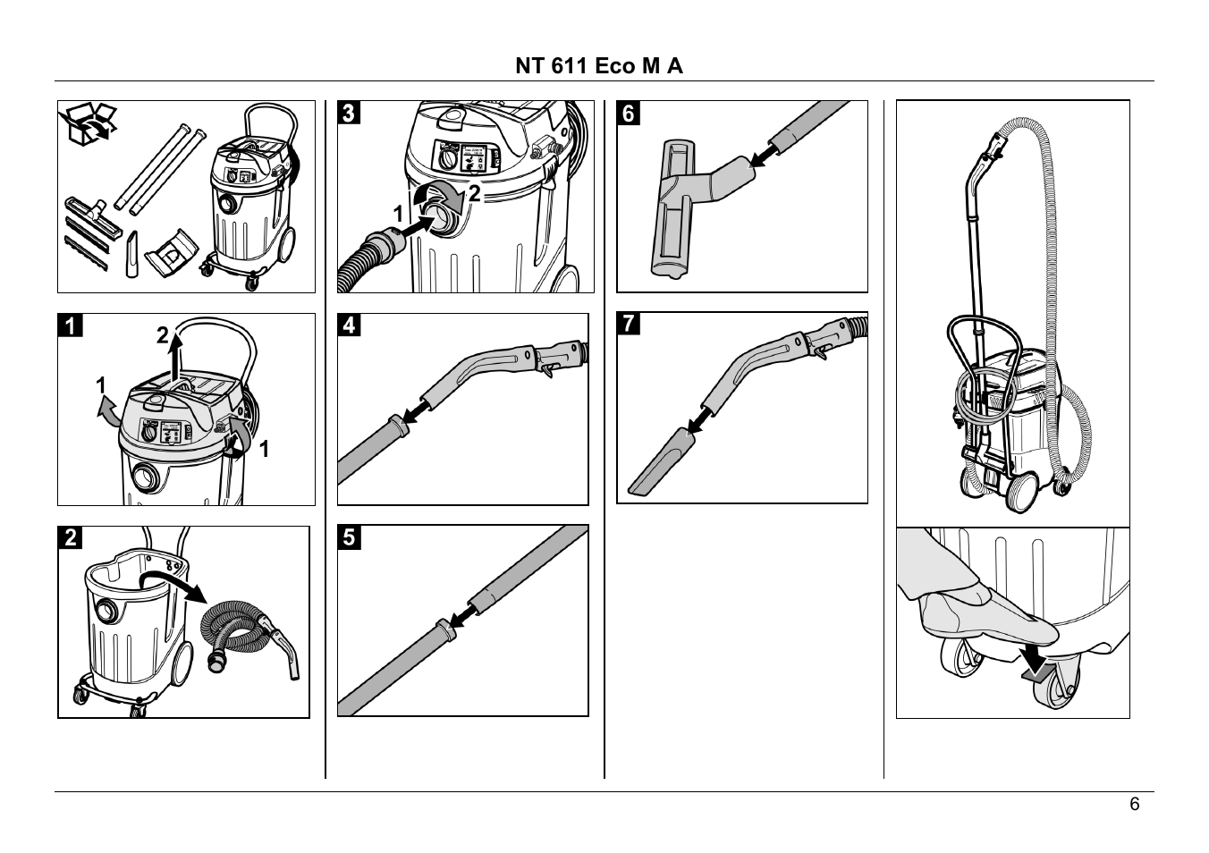 Karcher NT 611 ECO M A User Manual | Page 6 / 22