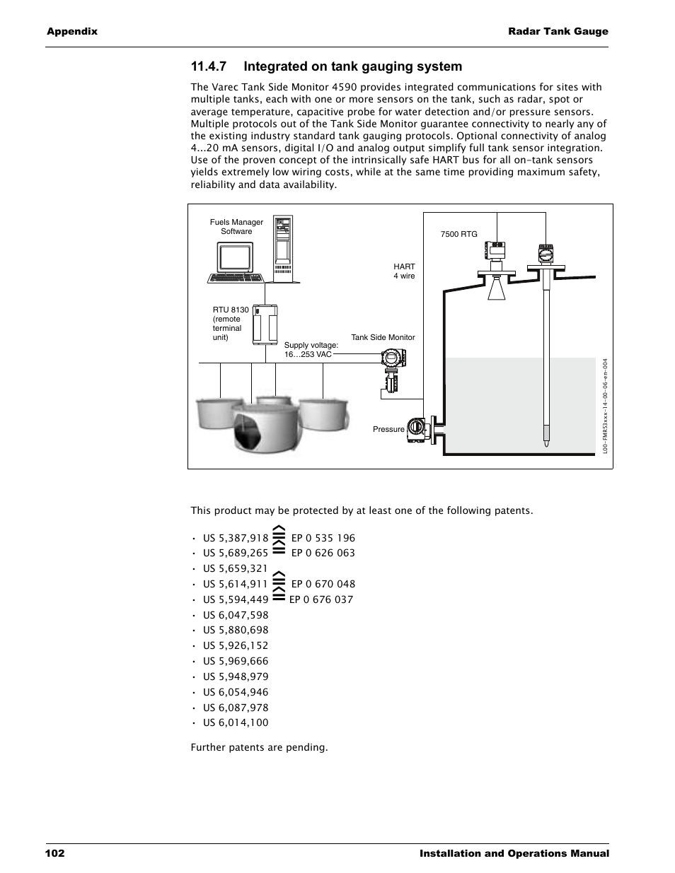 7 integrated on tank gauging system | Lightning Audio 7532 User Manual | Page 102 / 106