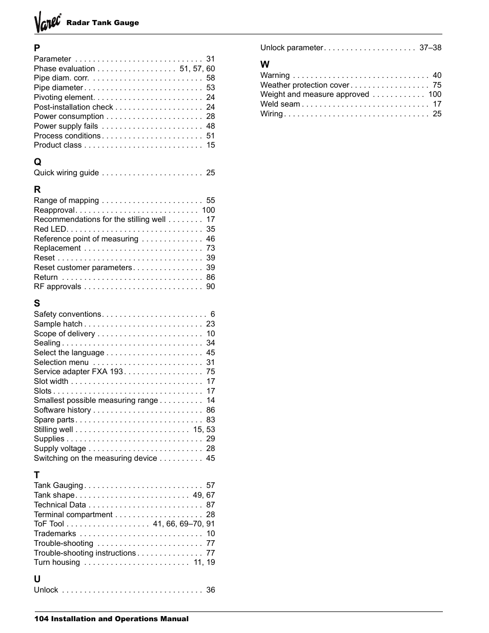 Lightning Audio 7532 User Manual | Page 104 / 106