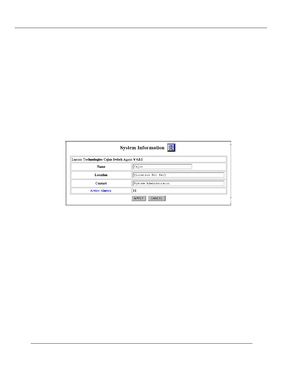 Entering general system information, Enabling sntp | Lucent Technologies P550 User Manual | Page 79 / 335