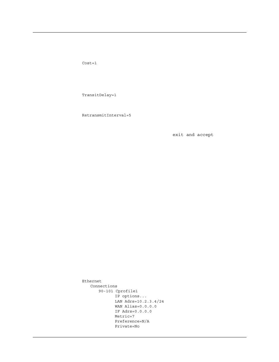 Configuring ospf across the wan, Configuring ospf across the wan -12 | Lucent Technologies 6000 User Manual | Page 360 / 586