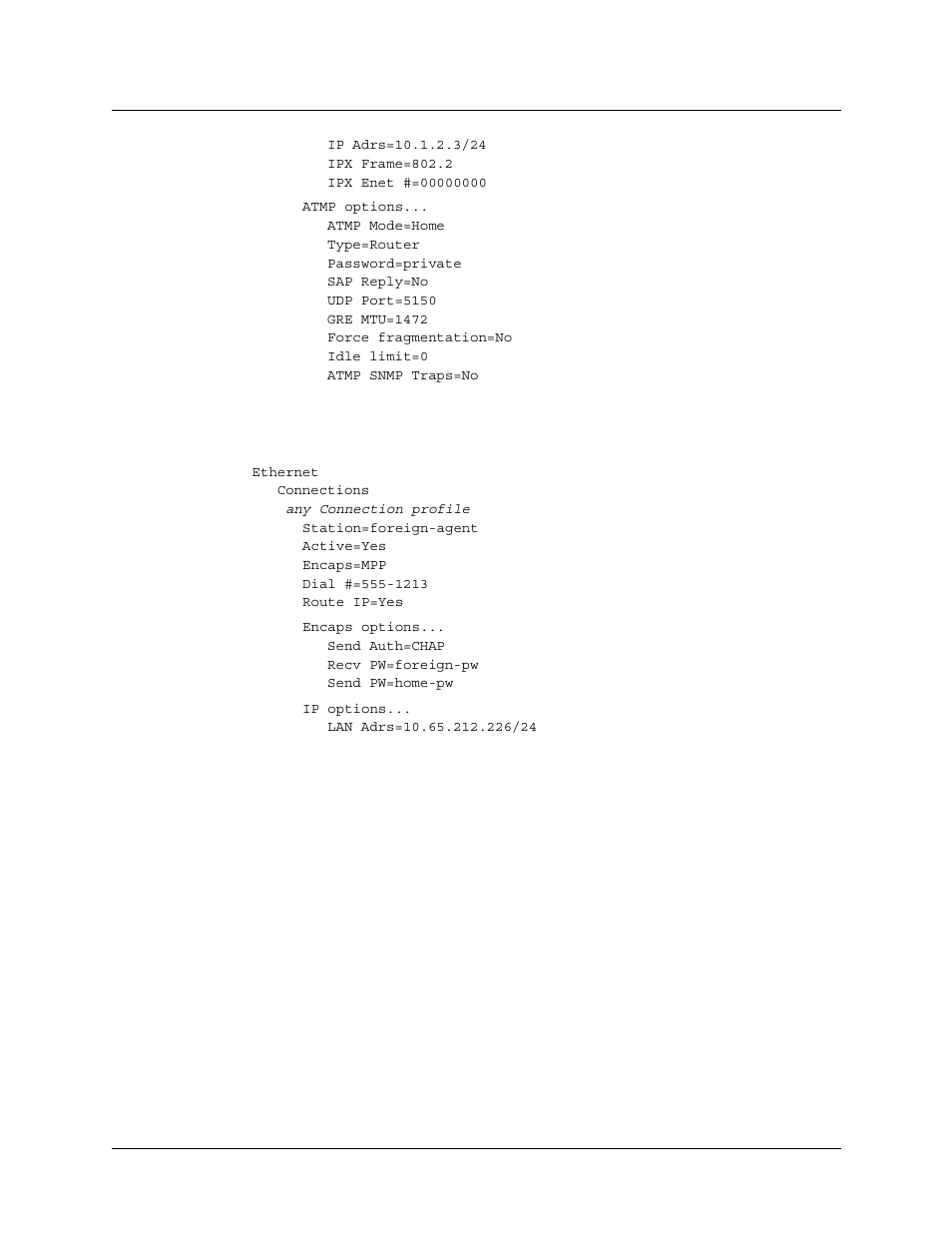 Understanding the atmp router mode parameters | Lucent Technologies 6000 User Manual | Page 446 / 586