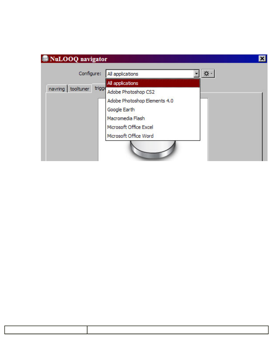 Nulooq navigator global settings | Logitech NuLOOQ User Manual | Page 30 / 88