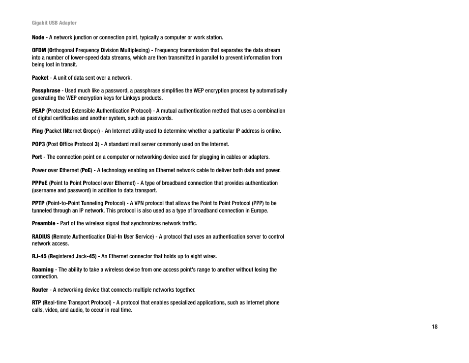 Linksys USB1000 User Manual | Page 20 / 26