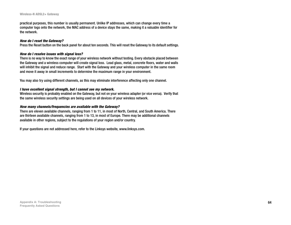 Linksys WAG300N User Manual | Page 70 / 98