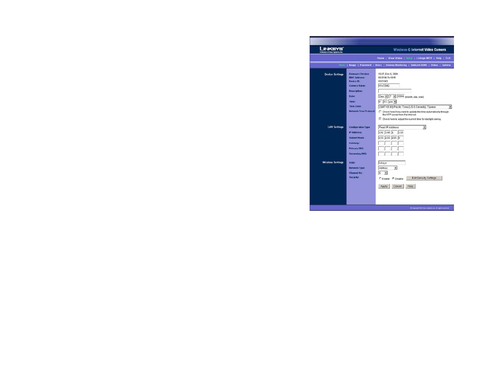 Linksys WVC54G-UK User Manual | Page 59 / 98