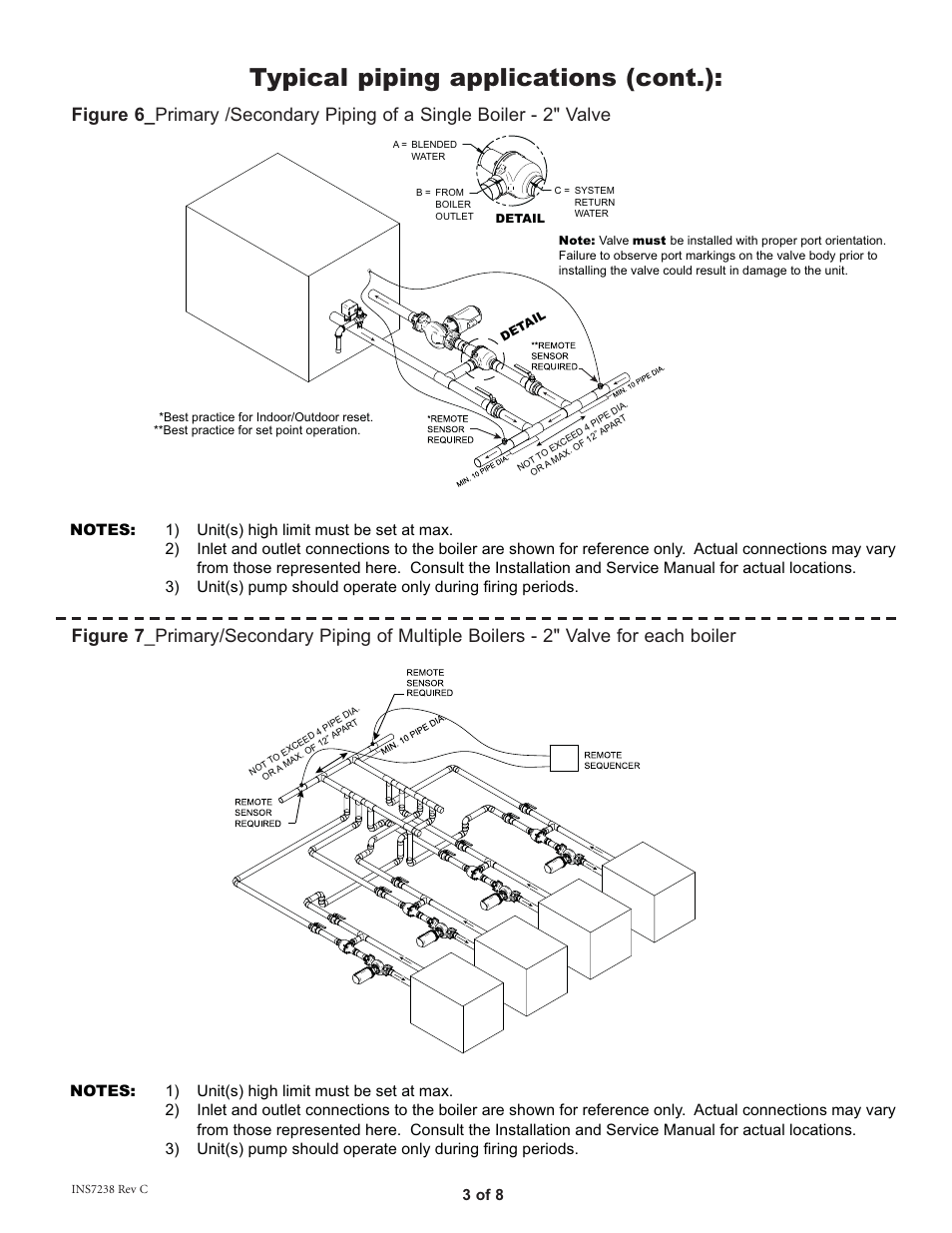 Typical piping applications (cont.) | Lochinvar VAL2123 User Manual | Page 3 / 8