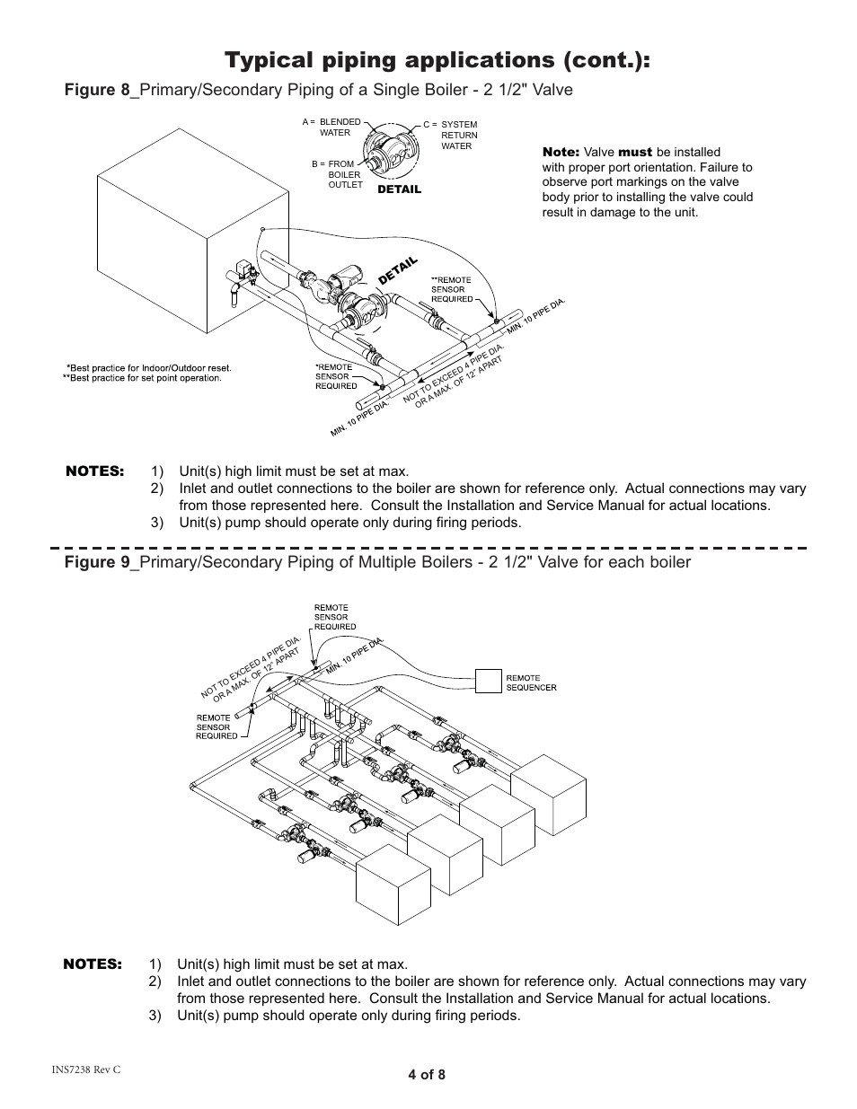 Typical piping applications (cont.) | Lochinvar VAL2123 User Manual | Page 4 / 8