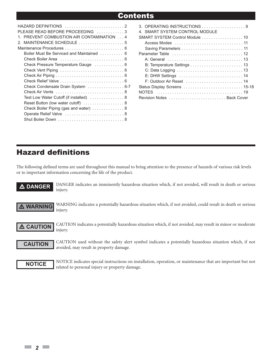 Lochinvar KNIGHT 50 User Manual | Page 2 / 20