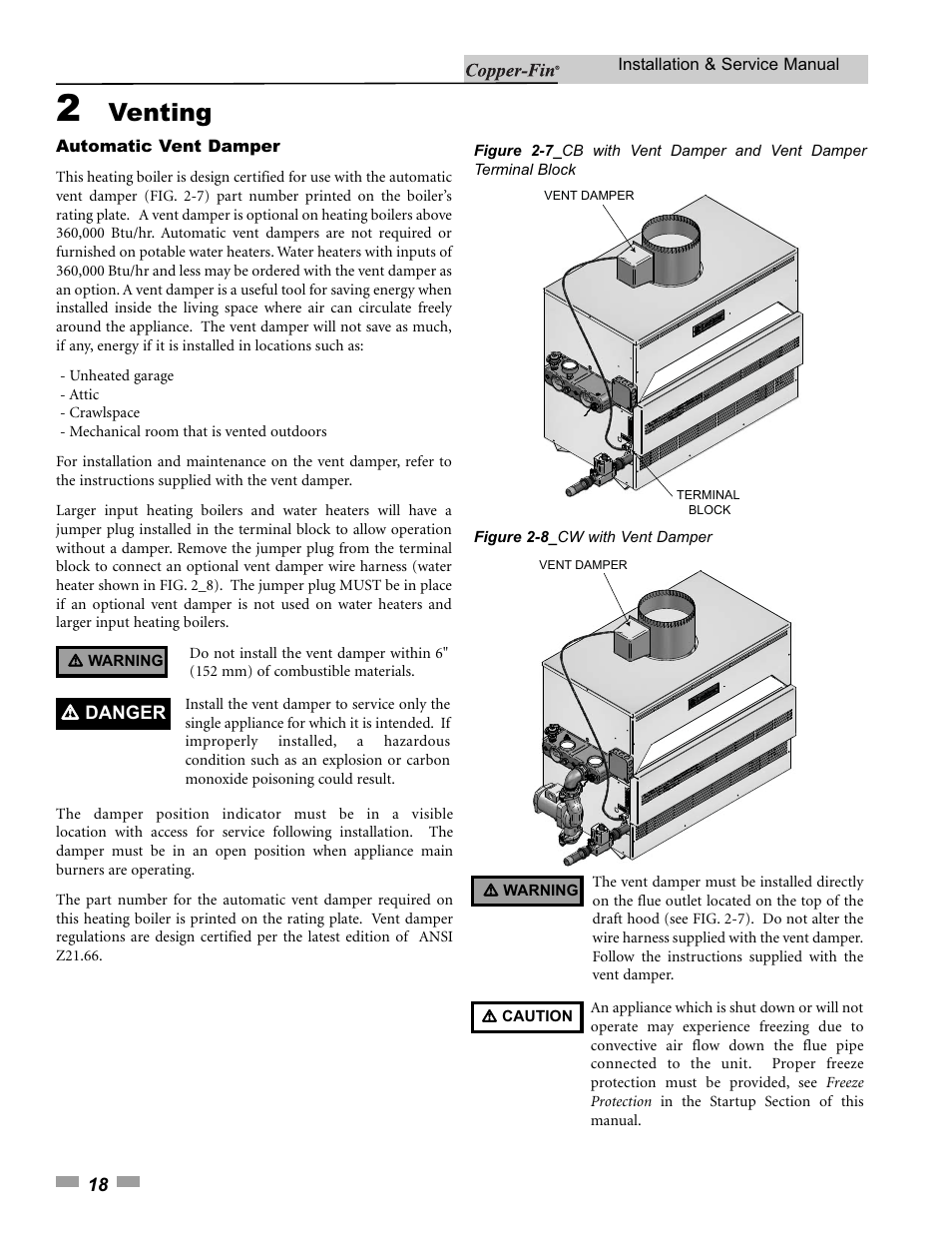 Venting | Lochinvar 000 - 500 User Manual | Page 18 / 68