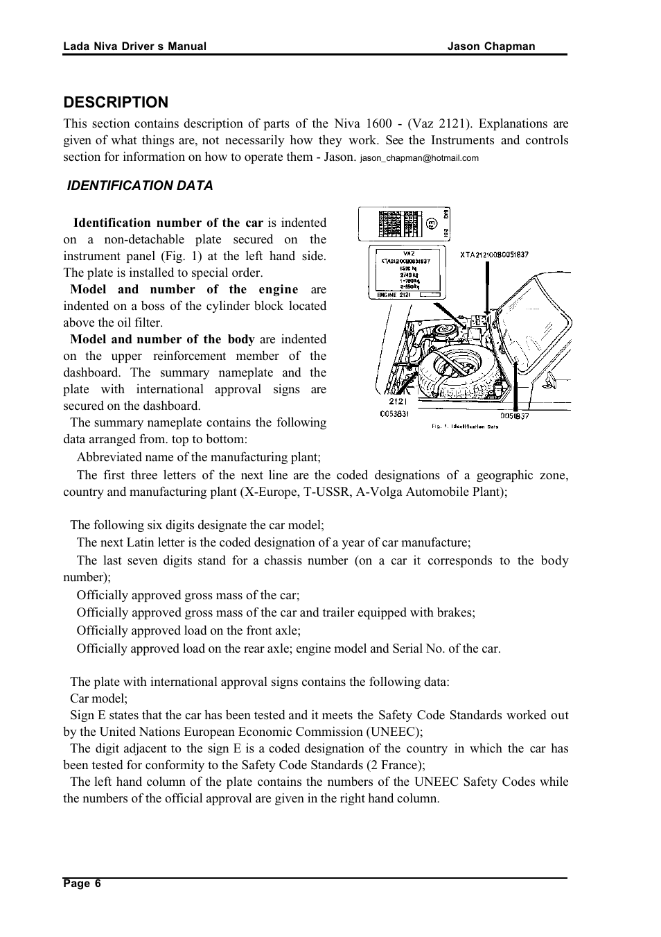 АВТОВАЗ Lada VAZ2121 User Manual | Page 10 / 36