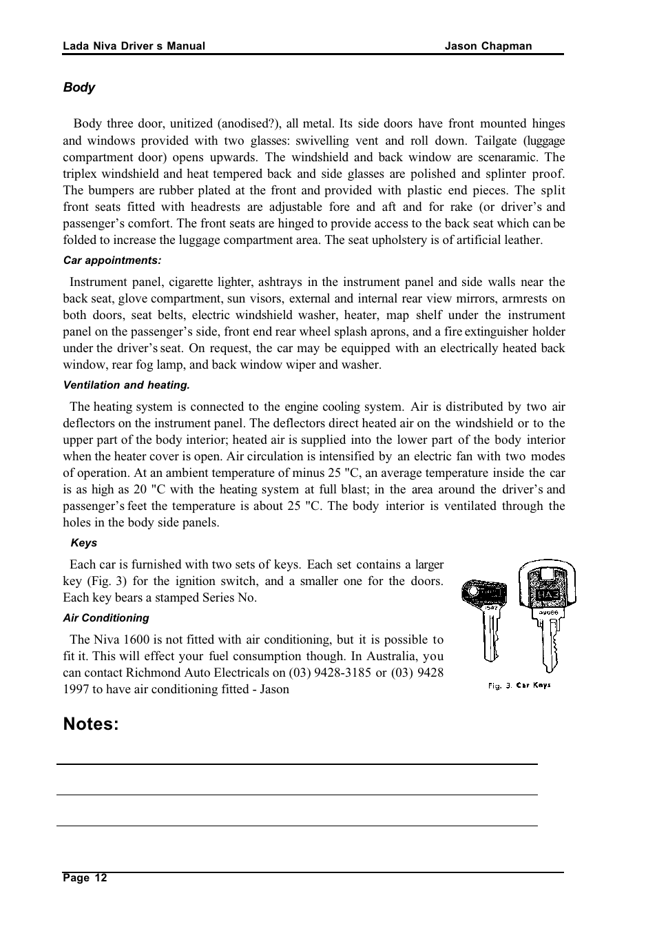 АВТОВАЗ Lada VAZ2121 User Manual | Page 16 / 36