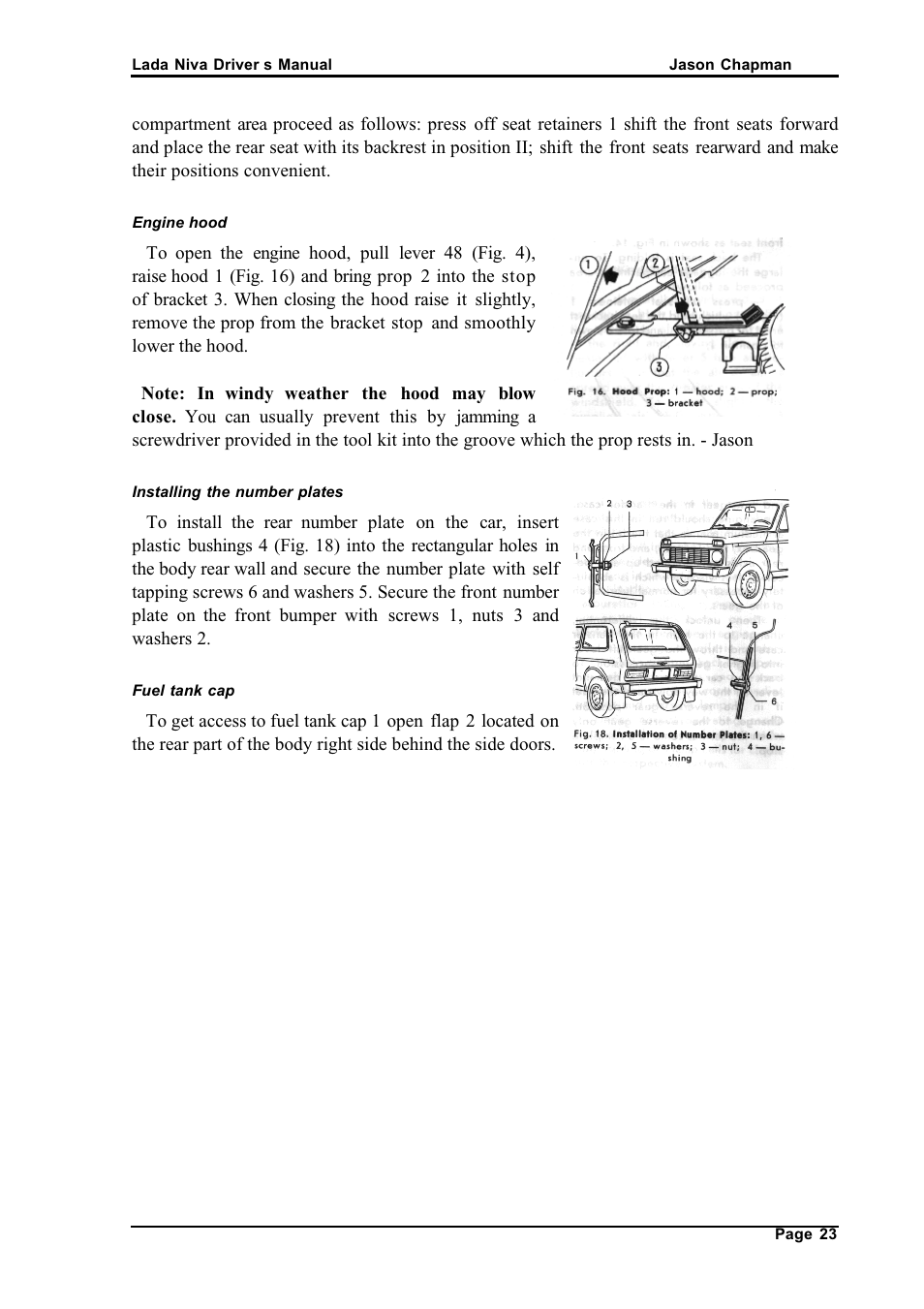 АВТОВАЗ Lada VAZ2121 User Manual | Page 27 / 36