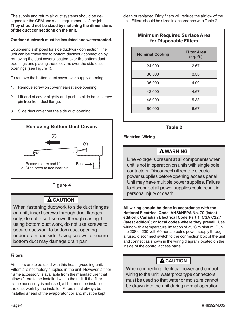 Lennox International Inc. Electric Cooling Package Unit (2/4)SA13 User Manual | Page 4 / 10