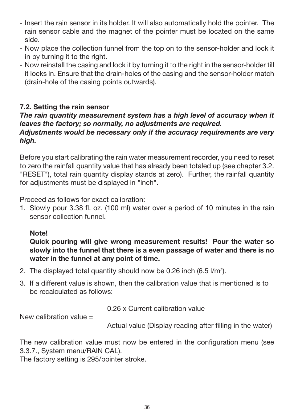 La Crosse Technology WS 550 US User Manual | Page 36 / 64