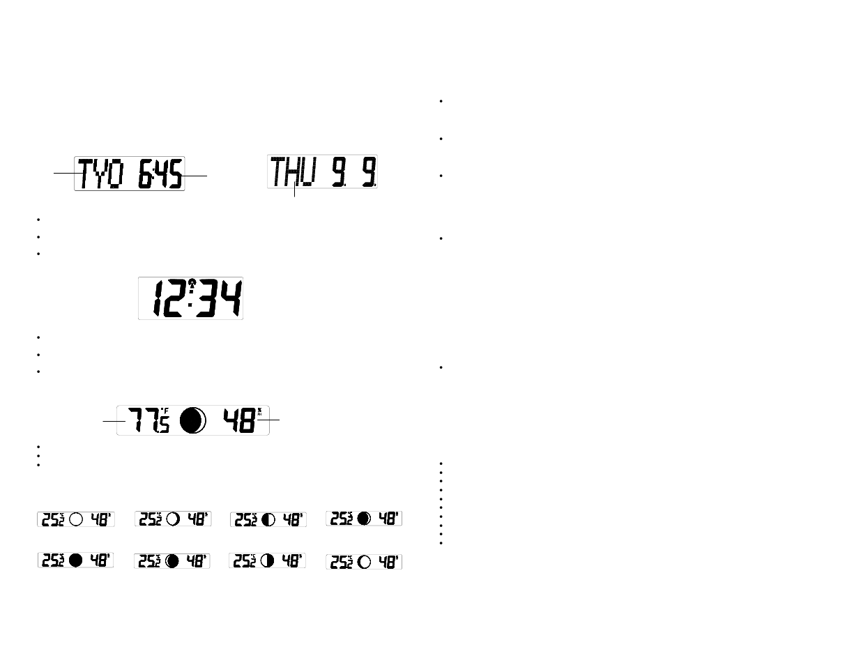 La Crosse Technology World Time Center WS-7092U User Manual | Page 2 / 6