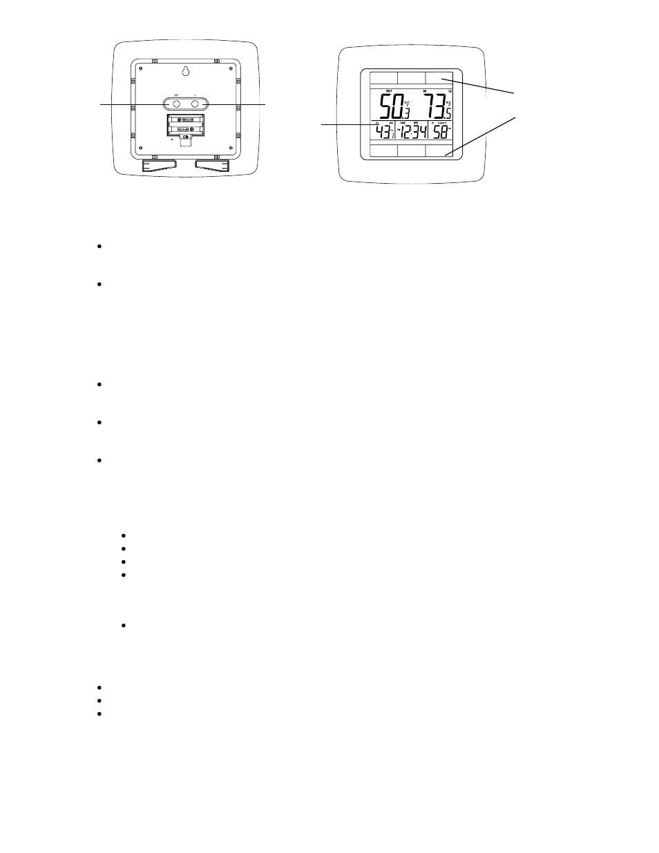 La Crosse Technology SOLAR POWERED WIRELESS TEMPERATURE STATION TX62U-IT User Manual | Page 4 / 9