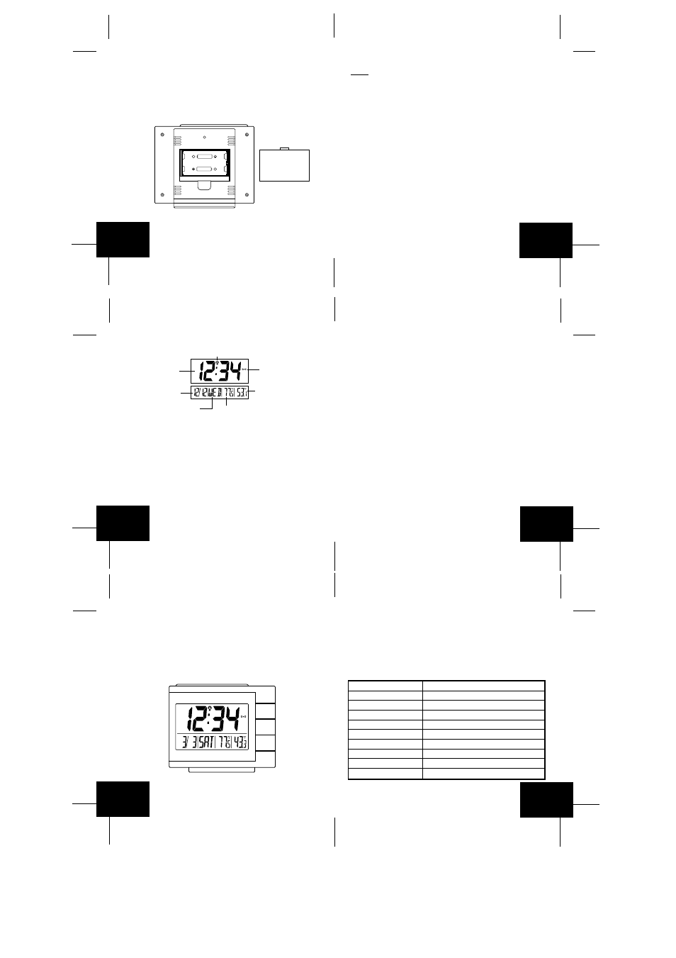 La Crosse Technology Radio Controlled Temperature Alarm WS-8054U User Manual | Page 3 / 10