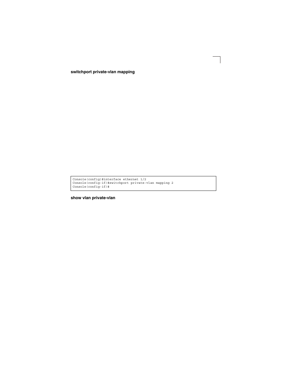 Switchport private-vlan mapping, Show vlan private-vlan, S port (4-163) | LevelOne GSW-2692 User Manual | Page 341 / 390