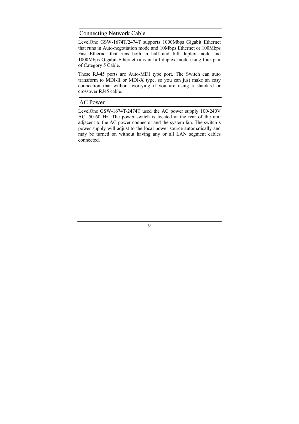 LevelOne GSW-2474T User Manual | Page 15 / 41