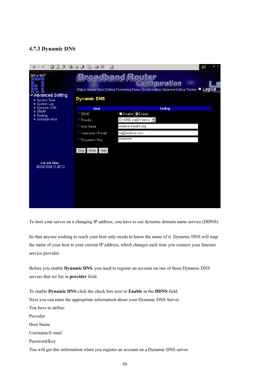 LevelOne WBR-5400 User Manual | Page 56 / 82
