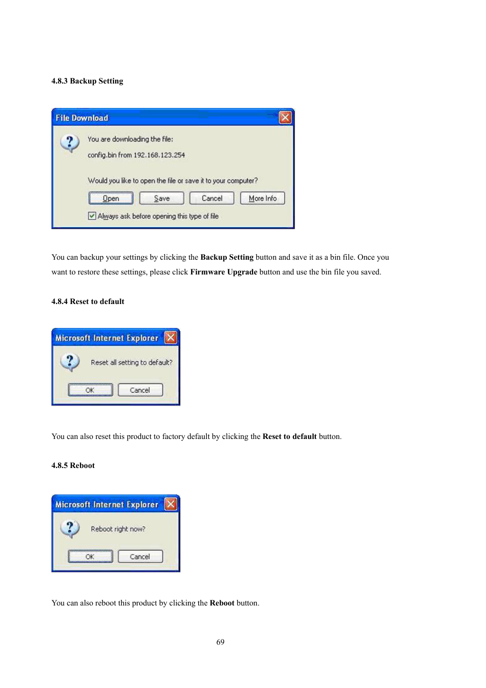 LevelOne WBR-5400 User Manual | Page 69 / 82
