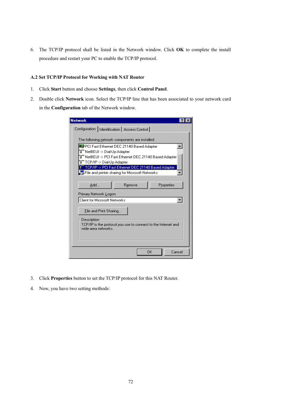 LevelOne WBR-5400 User Manual | Page 72 / 82