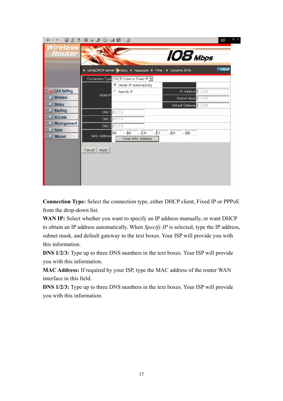 LevelOne WBR-3405TX User Manual | Page 17 / 56