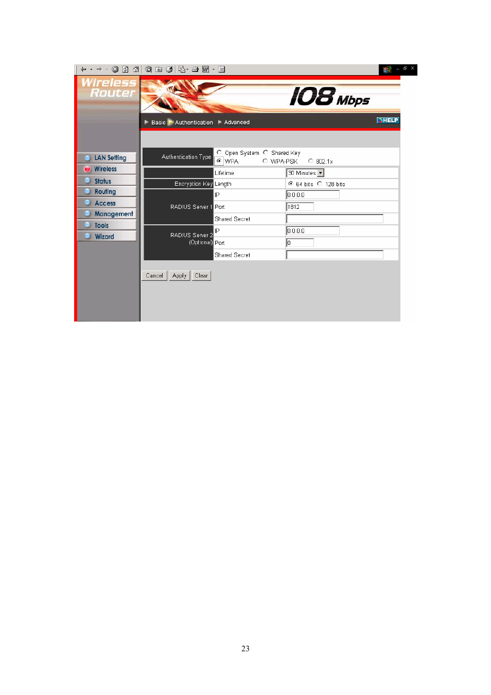 LevelOne WBR-3405TX User Manual | Page 23 / 56