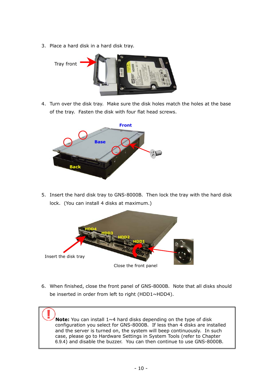 LevelOne 4-bay Sata NAS w/2 Gigabit Ethernet GNS-8000B User Manual | Page 10 / 135