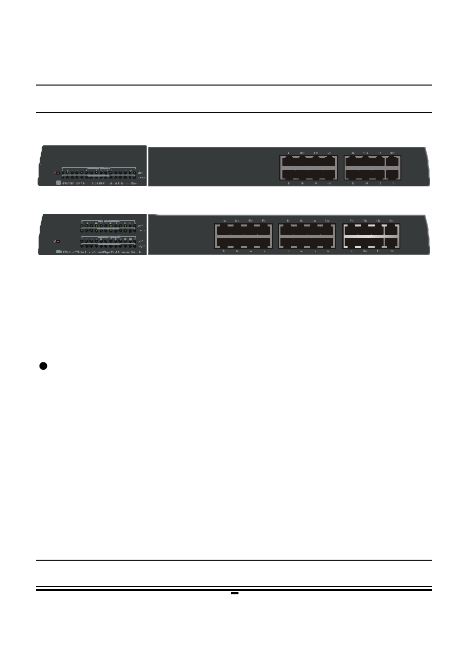 Front panel, Rear panel | LevelOne ProCon FSW-1610TX User Manual | Page 15 / 23