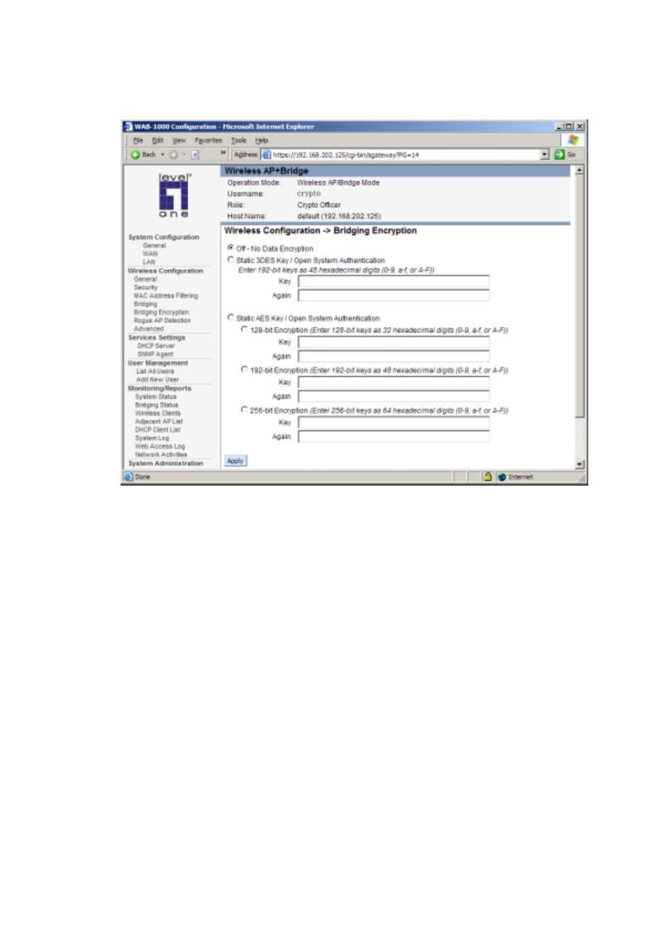 Point-to-multipoint bridge configuration | LevelOne WAB-1000 User Manual | Page 52 / 59