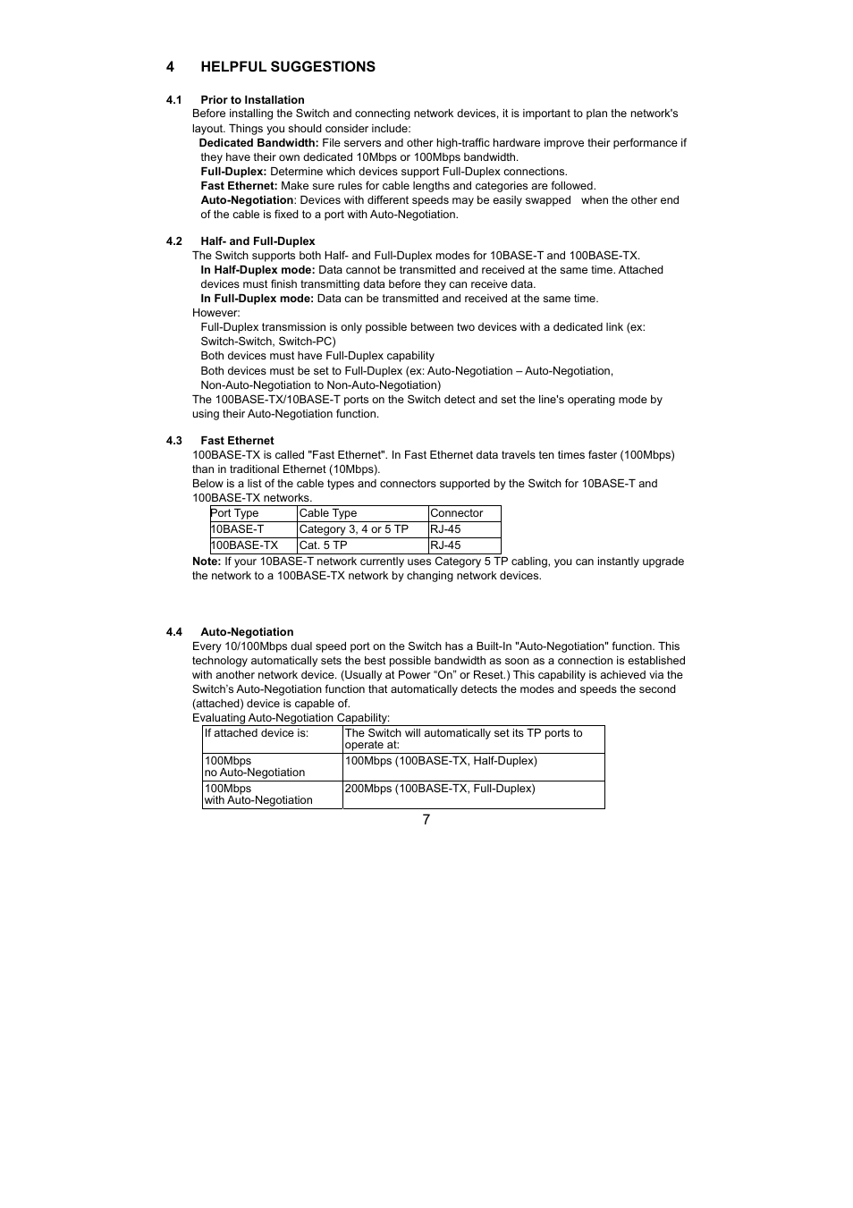 74 helpful suggestions | LevelOne OfficeCon FSW-1620TX User Manual | Page 7 / 12