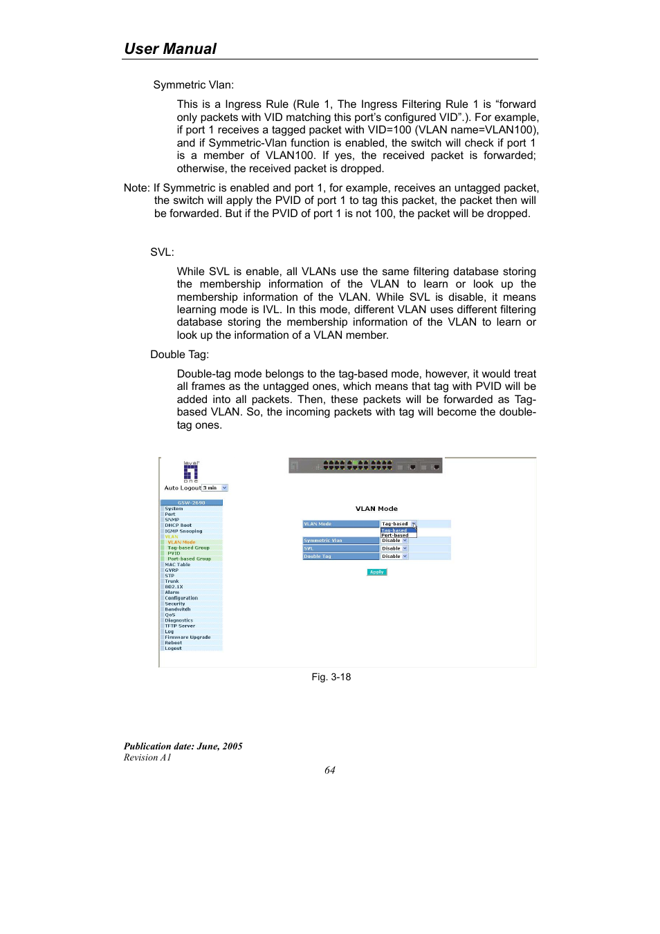 User manual | LevelOne ProCon GSW-2690 User Manual | Page 68 / 265