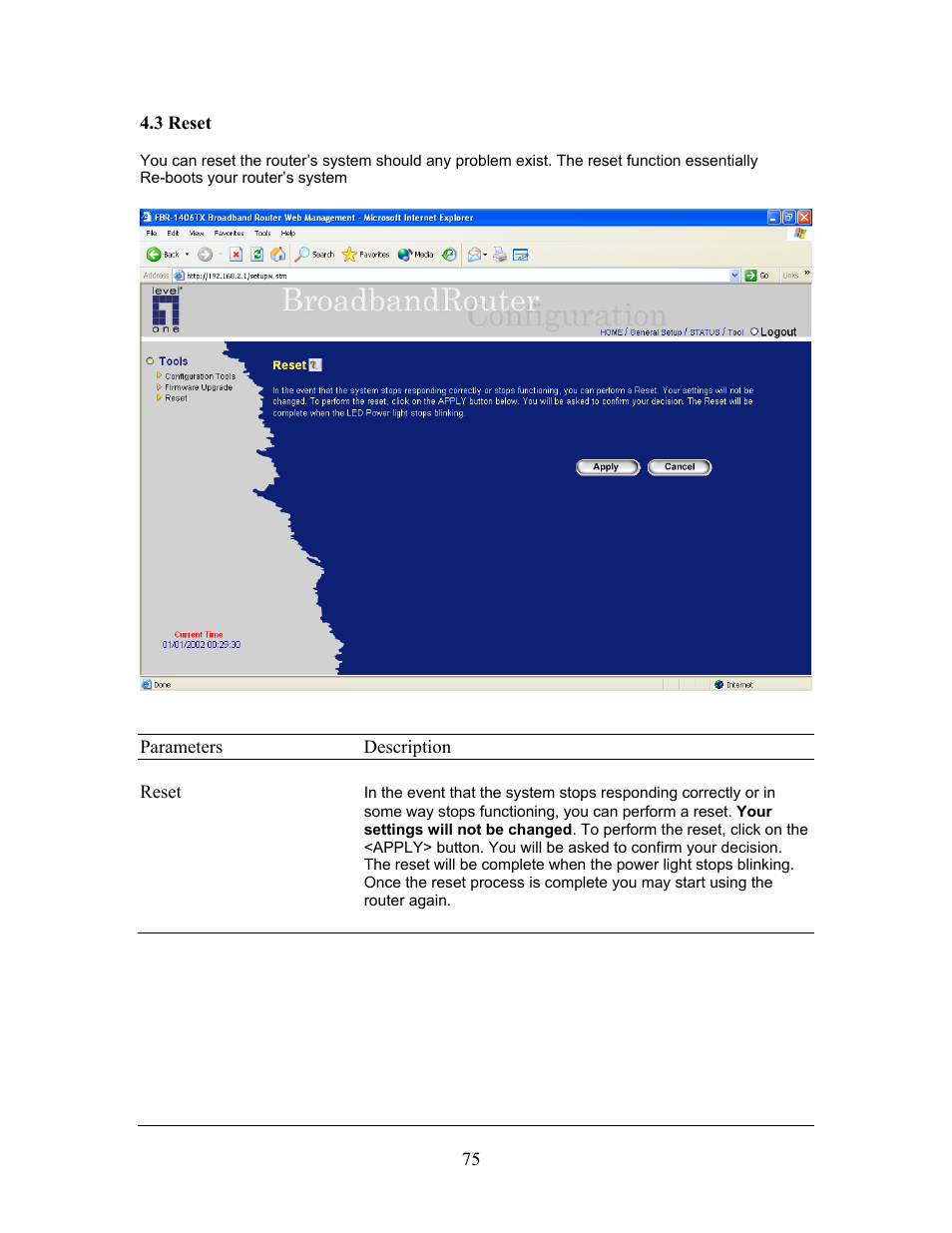 LevelOne FBR-1406TX User Manual | Page 75 / 80