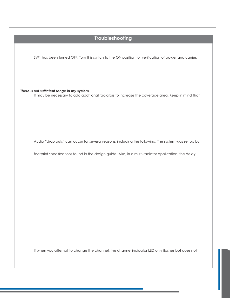 Troubleshooting, 7urxeohvkrrwlqj | Listen Technologies Stationary LA-350 User Manual | Page 143 / 148