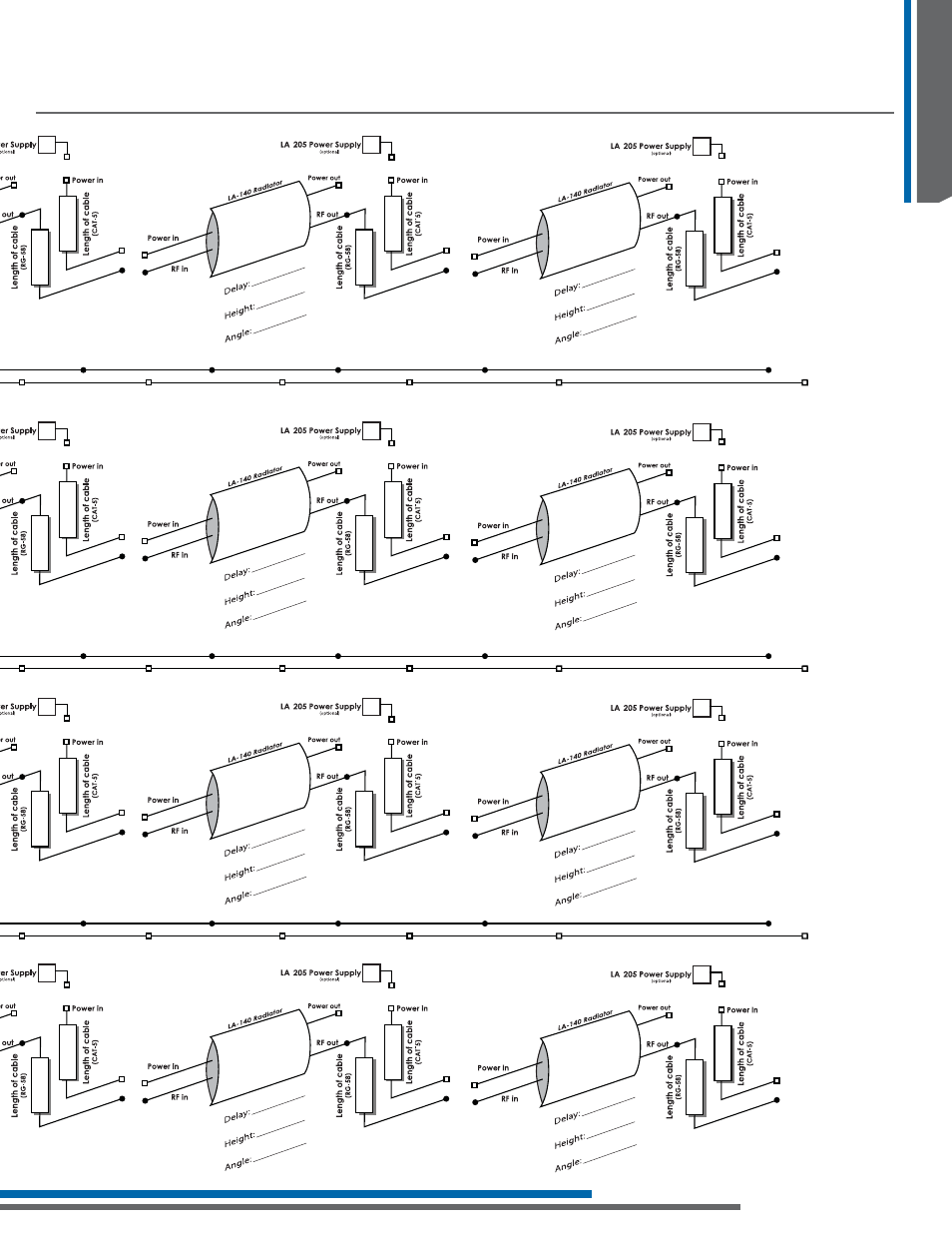 System layout worksheet | Listen Technologies Stationary LA-350 User Manual | Page 29 / 148