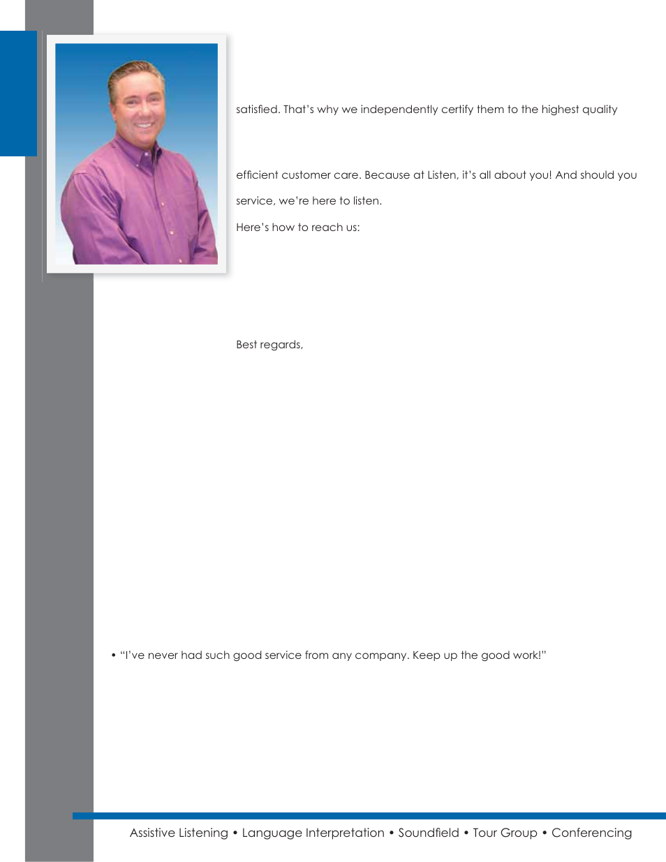 Listen Technologies Stationary LA-350 User Manual | Page 3 / 148
