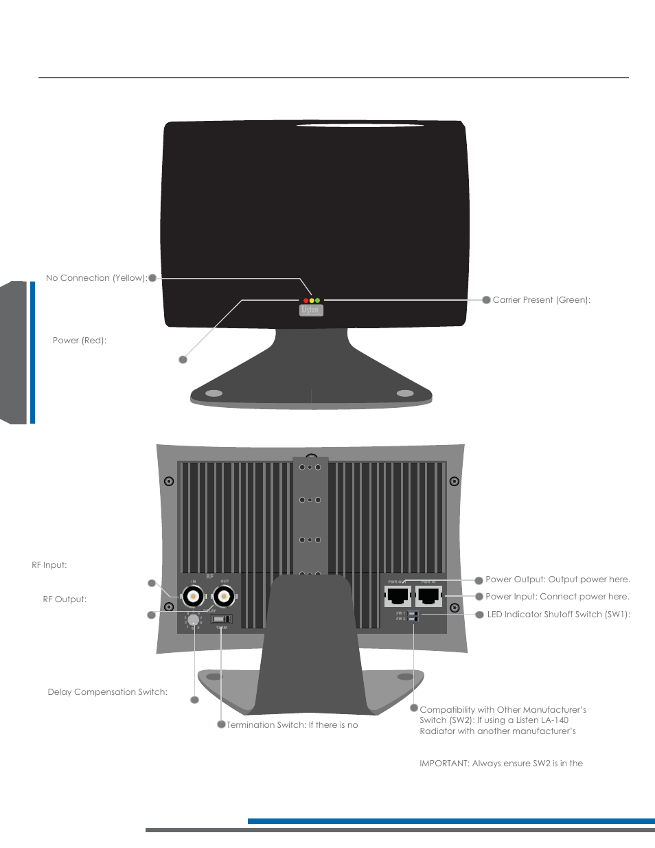 La-140 quick reference | Listen Technologies Stationary LA-350 User Manual | Page 60 / 148