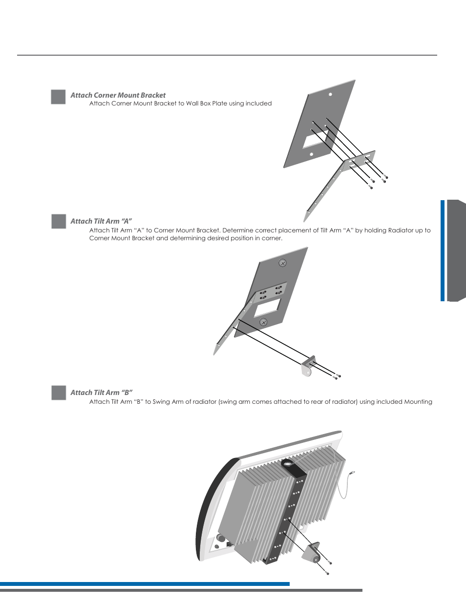 La-140 – mounting your radiator | Listen Technologies Stationary LA-350 User Manual | Page 71 / 148