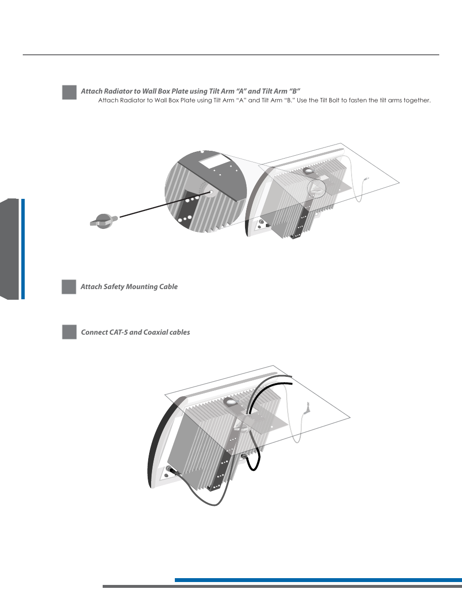 La-140 – mounting your radiator | Listen Technologies Stationary LA-350 User Manual | Page 76 / 148