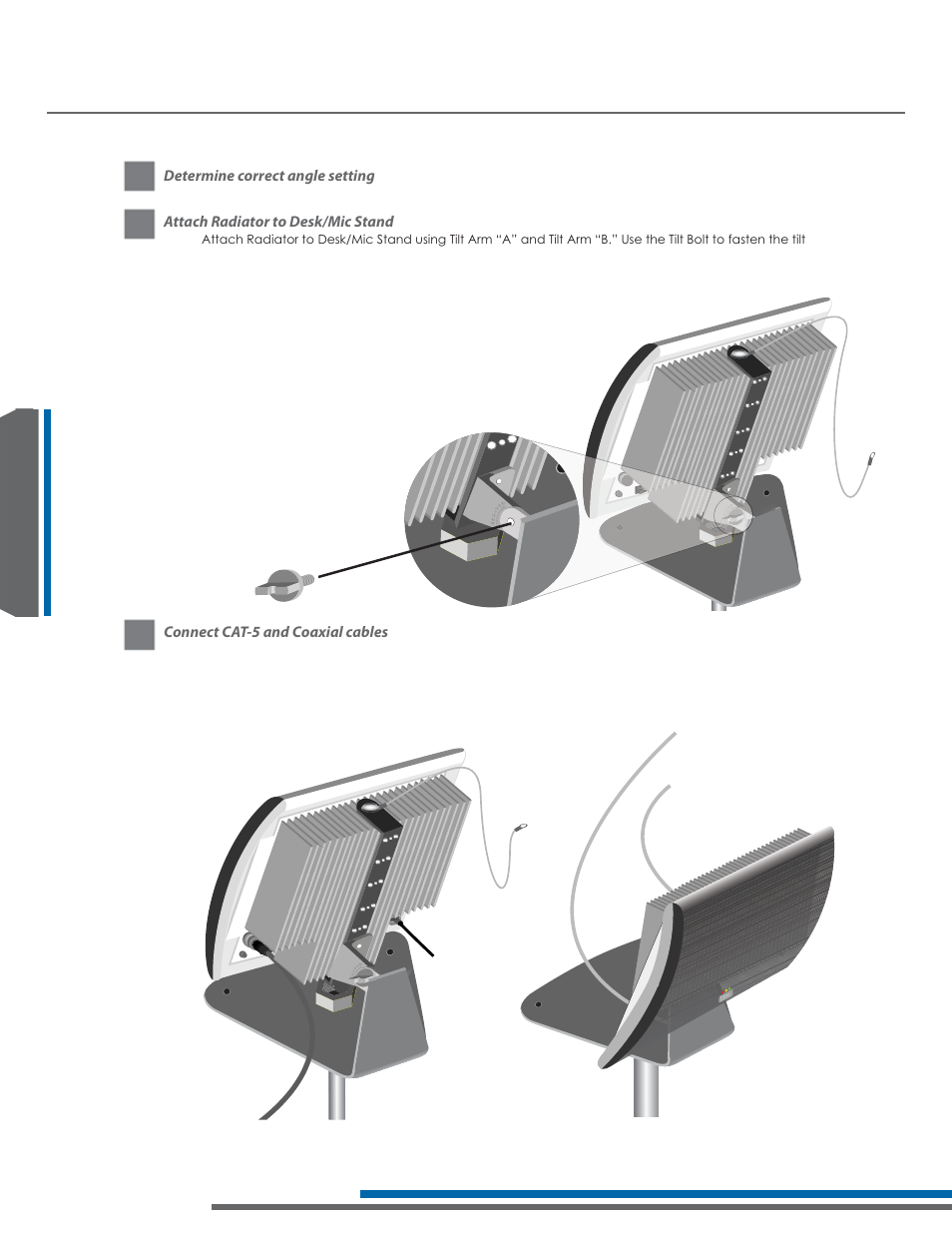 La-140 – mounting your radiator | Listen Technologies Stationary LA-350 User Manual | Page 80 / 148