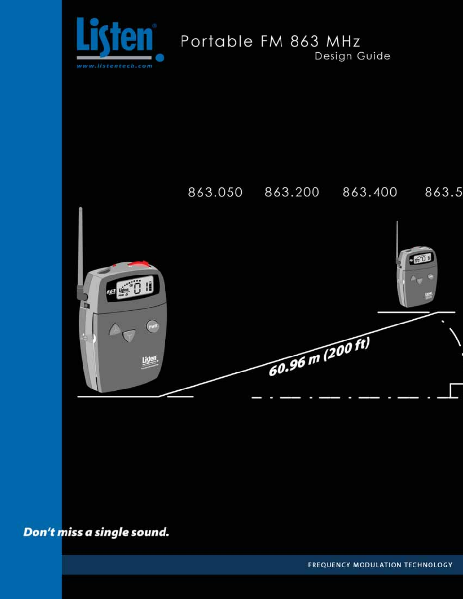 Listen Technologies 863.050 User Manual | Page 7 / 76