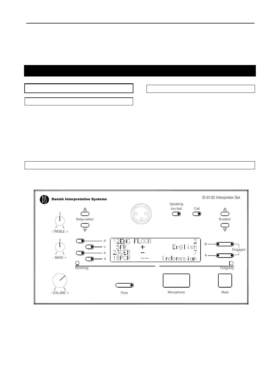 Operating instructions, Is 6132 p interpreter set, General description | Features | Listen Technologies Interpreter Set IS 6132P User Manual | Page 7 / 18