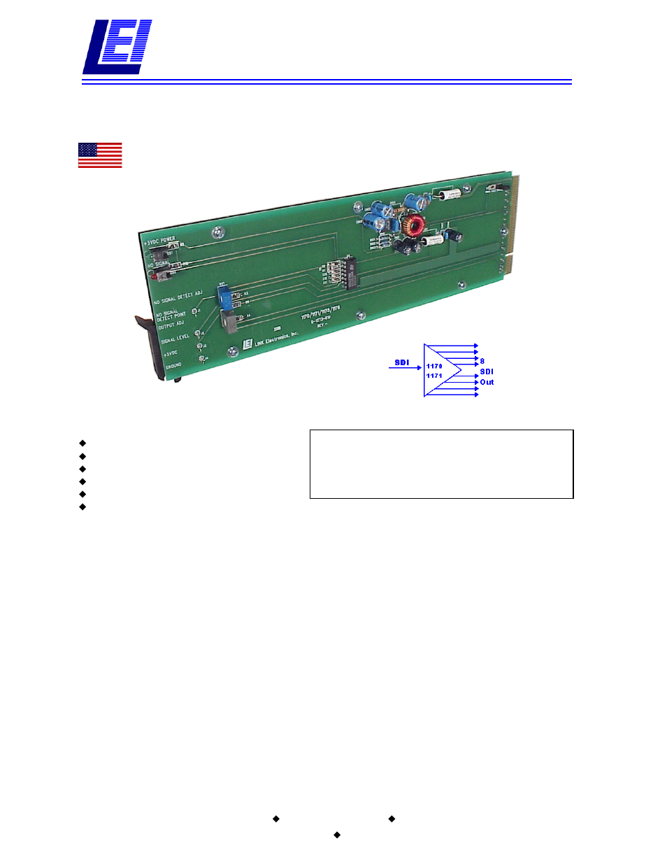 Link electronic DigiFlex 1171 User Manual | 2 pages