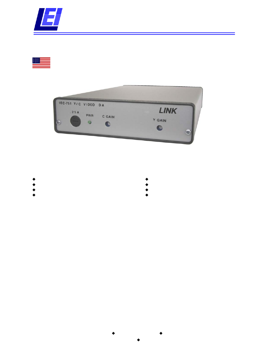 Link electronic IEC-751 User Manual | 2 pages