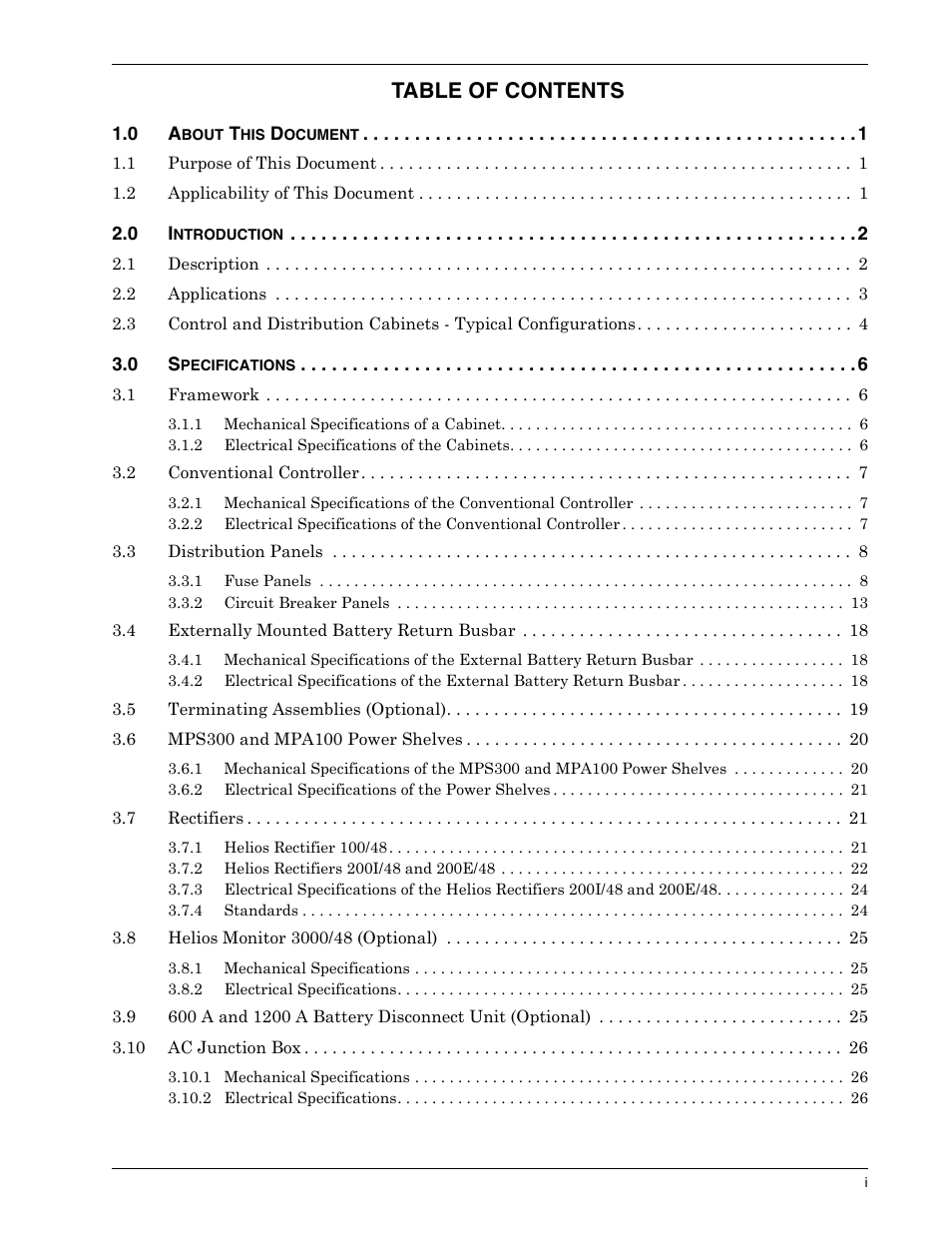 Liebert 1500 User Manual | Page 3 / 59
