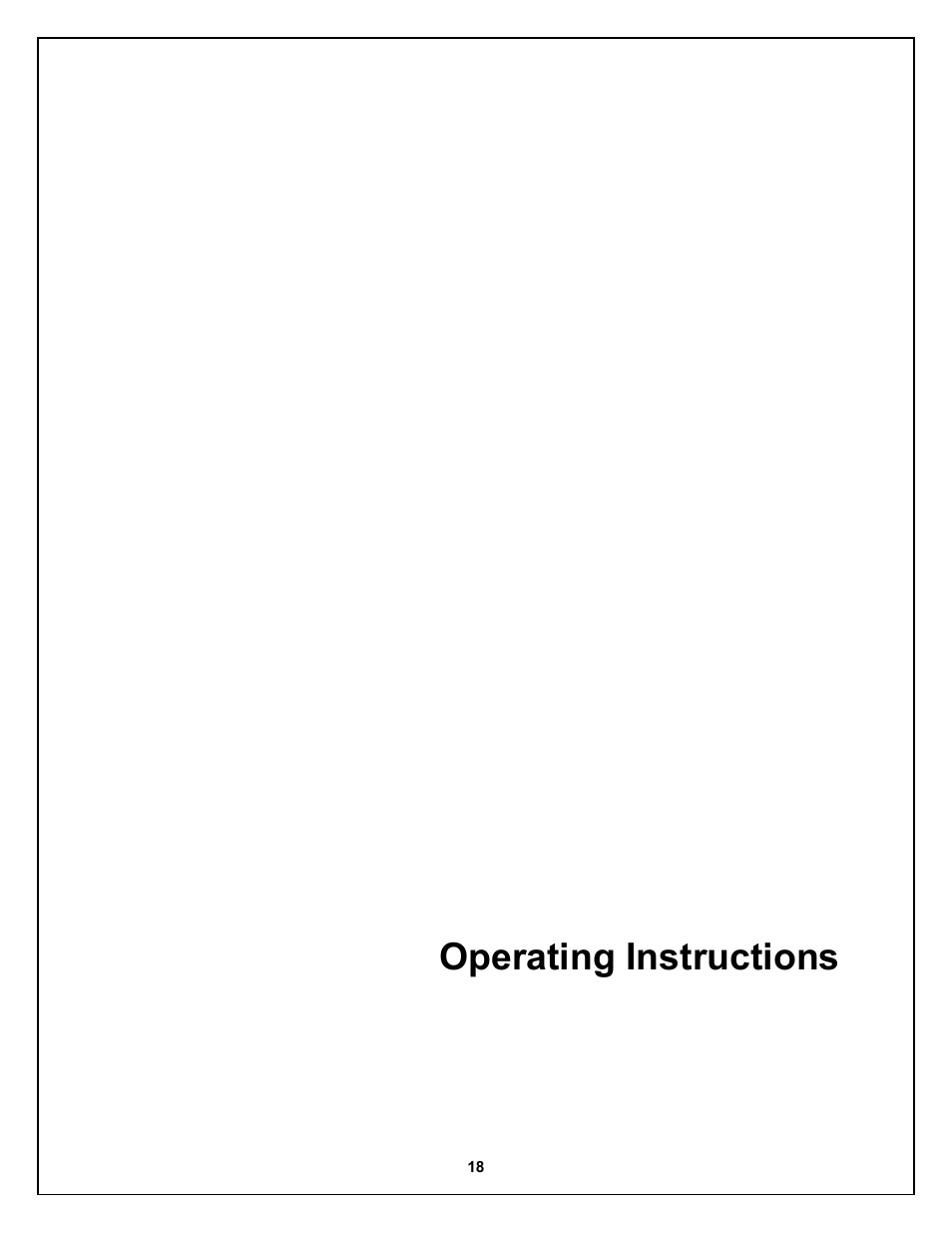 Operating instructions | Liebert Nfinity 208 V / 240 V 60Hz User Manual | Page 20 / 45